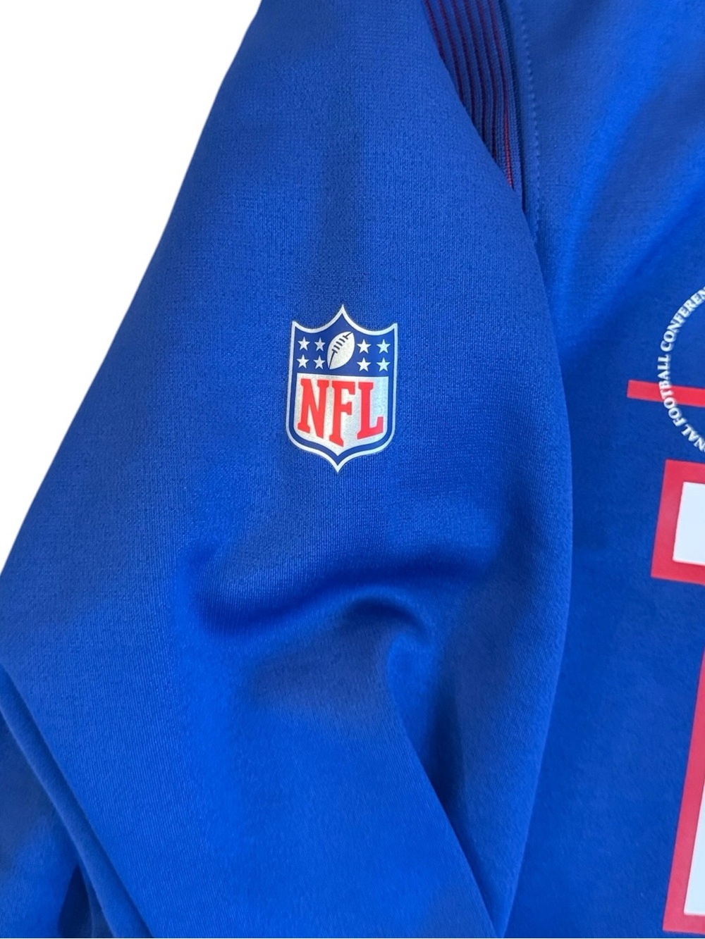 Nike New York Giants Dri-Fit On-Field Apparel Training Pullover Hoodie Blue XL - Picture 7 of 16